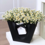 MF0733 - Нежная ромашка в черной фирменной сумке картинка №1 - moscowflorist.ru MF0733 - Нежная ромашка в черной фирменной сумке фото №1 - moscowflorist.ru