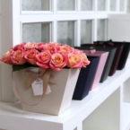 MF0739 - Коралловые розы в кремовой фирменной сумке картинка №6 - moscowflorist.ru MF0739 - Коралловые розы в кремовой фирменной сумке фото №6 - moscowflorist.ru