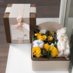 MF5037 - Вкусная посылка с желтыми розами и белым безе картинка №7 - moscowflorist.ru MF5037 - Вкусная посылка с желтыми розами и белым безе фото №7 - moscowflorist.ru