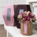 MF8106 - Фирменная коробка Panda Bowl с орхидеями фото №1 - moscowflorist.ru