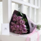 MF1144 - Букет из 19 сиреневых роз картинка №3 - moscowflorist.ru MF1144 - Букет из 19 сиреневых роз фото №3 - moscowflorist.ru