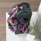 MF5751 - Коробочка-фонарик с сиреневой розой картинка №3 - moscowflorist.ru MF5751 - Коробочка-фонарик с сиреневой розой фото №3 - moscowflorist.ru