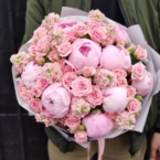 MF1151 - Букет с розовыми пионами картинка №3 - moscowflorist.ru MF1151 - Букет с розовыми пионами фото №3 - moscowflorist.ru