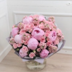 MF1151 - Букет с розовыми пионами картинка №4 - moscowflorist.ru MF1151 - Букет с розовыми пионами фото №4 - moscowflorist.ru
