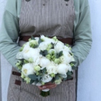 MF2034 - Круглый свадебный букет с белыми пионами картинка №5 - moscowflorist.ru MF2034 - Круглый свадебный букет с белыми пионами фото №5 - moscowflorist.ru