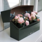 MF5230 - Цветочный чемодачик Алхимия с кустовой розой картинка №3 - moscowflorist.ru MF5230 - Цветочный чемодачик Алхимия с кустовой розой фото №3 - moscowflorist.ru