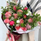 MF1179 - Летний букет с пионами и розами картинка №2 - moscowflorist.ru MF1179 - Летний букет с пионами и розами фото №2 - moscowflorist.ru