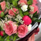MF1179 - Летний букет с пионами и розами картинка №7 - moscowflorist.ru MF1179 - Летний букет с пионами и розами фото №7 - moscowflorist.ru