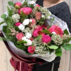 MF1179 - Летний букет с пионами и розами картинка №3 - moscowflorist.ru MF1179 - Летний букет с пионами и розами фото №3 - moscowflorist.ru