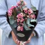 MF1185 - Букеты-комплименты с вакслауэром и эвкалиптом фото №3 - moscowflorist.ru