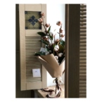 MF1306 - Интерьерный букет их веток хлопка и зелени фото №5 - moscowflorist.ru