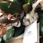 MF1306 - Интерьерный букет их веток хлопка и зелени фото №7 - moscowflorist.ru