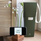 MF5182 - Подставка под телефон с аллиумом. Серия Алхимия.  фото №1 - moscowflorist.ru