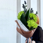MF1327 - Структурный букет с гортензиями картинка №3 - moscowflorist.ru MF1327 - Структурный букет с гортензиями фото №3 - moscowflorist.ru