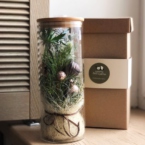 MF5865 - Огонёк - Композиция с хвойниками в натуральном убранстве с подсветкой фото №5 - moscowflorist.ru