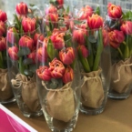 k5730 - Стеклянная ваза с тюльпанами (от 10 шт.) картинка №1 - moscowflorist.ru k5730 - Стеклянная ваза с тюльпанами (от 10 шт.) фото №1 - moscowflorist.ru
