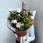 MF1404 - Сезонный букет с ароматной розой коллекции Morse фото №3 - moscowflorist.ru