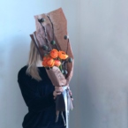 MF1405 - Интерьерный сезонный букет с ранункулюсами коллекции Morse фото №5 - moscowflorist.ru