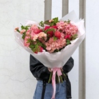 MF1336 - Букет из роз и гортензий картинка №4 - moscowflorist.ru MF1336 - Букет из роз и гортензий фото №4 - moscowflorist.ru