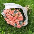 MF1338 - Букет из кустовой пионовидной розы цвета Фламинго картинка №3 - moscowflorist.ru MF1338 - Букет из кустовой пионовидной розы цвета Фламинго фото №3 - moscowflorist.ru