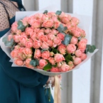 MF1338 - Букет из кустовой пионовидной розы цвета Фламинго картинка №5 - moscowflorist.ru MF1338 - Букет из кустовой пионовидной розы цвета Фламинго фото №5 - moscowflorist.ru