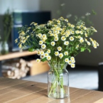 MF7917 - Стеклянная ваза для средних букетов (h20, d13 см) фото №3 - moscowflorist.ru