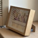 MF3059 - Коллаж панно из сухоцветов пудрово-розовый фото №4 - moscowflorist.ru