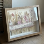 MF3059 - Коллаж панно из сухоцветов пудрово-розовый фото №5 - moscowflorist.ru