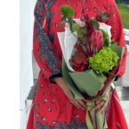 MF1194 - Структурный букет с протеей фото №3 - moscowflorist.ru
