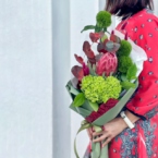 MF1194 - Структурный букет с протеей фото №4 - moscowflorist.ru